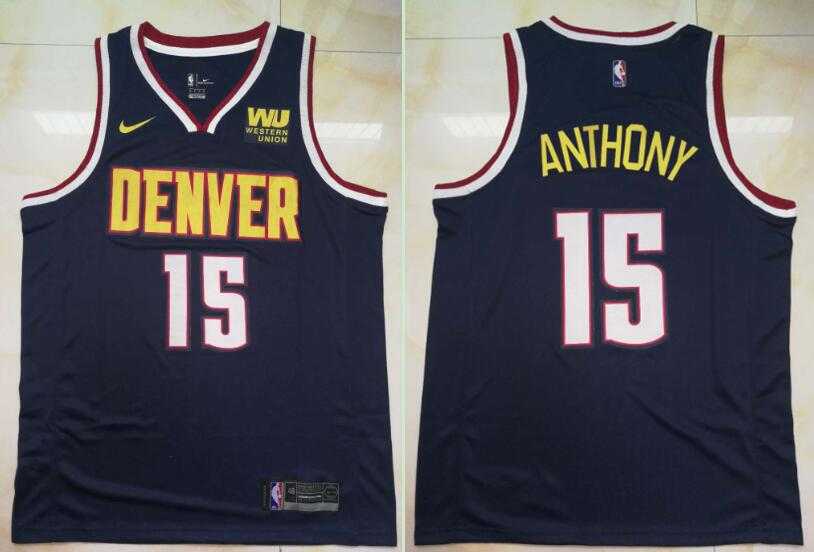 Nuggets 15 Carmelo Anthony Navy Nike Swingman Jersey,We sell and wholesale Nuggets 15 Carmelo Anthony Navy Nike Swingman Jersey on line form chian!